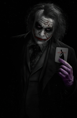 小丑-black-4k-joker-高清手机壁纸