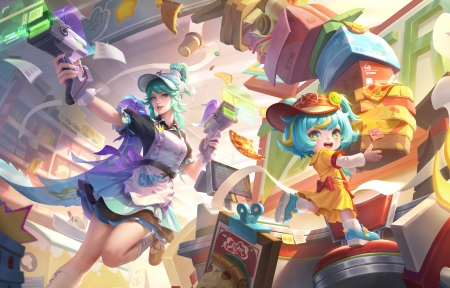 蔡文姬日落小餐吧 王者荣耀 4k高清壁纸_每日美图